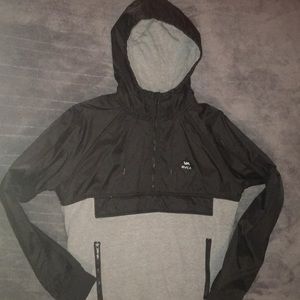 RVCA zip up hoodie/windbreaker